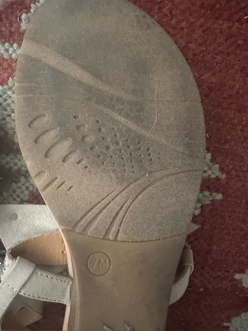 Ladies beige thong sandals with crystal and pearl bows by Dolce Mojo Moxy size 7 - Picture 12 of 15